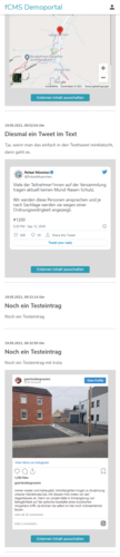 Liveticker in der mobilen Darstellung
